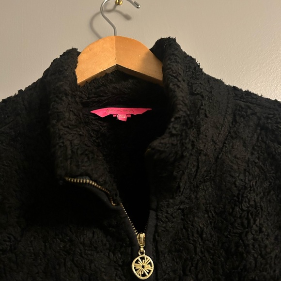 Lisa Rinna Collection Black Teddy Jacket - Picture 4 of 6